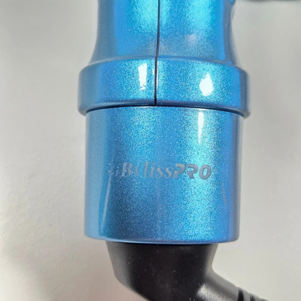 BaBylissPRO Nano Titanium 1.5 Inch Spring Curling Iron Blue BNT125S 450F Turbo